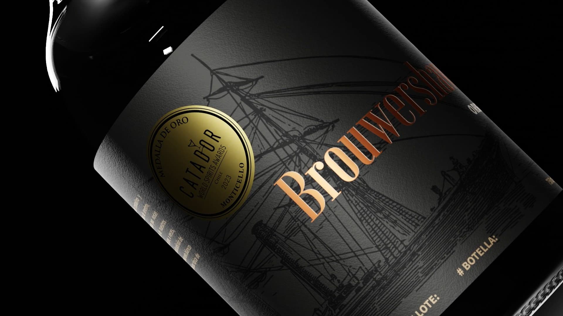 Gin Brouwershaven - Dirección Creativa & Comunicaciones de Marca diseñado por Gatovisual en Valdivia, Chile